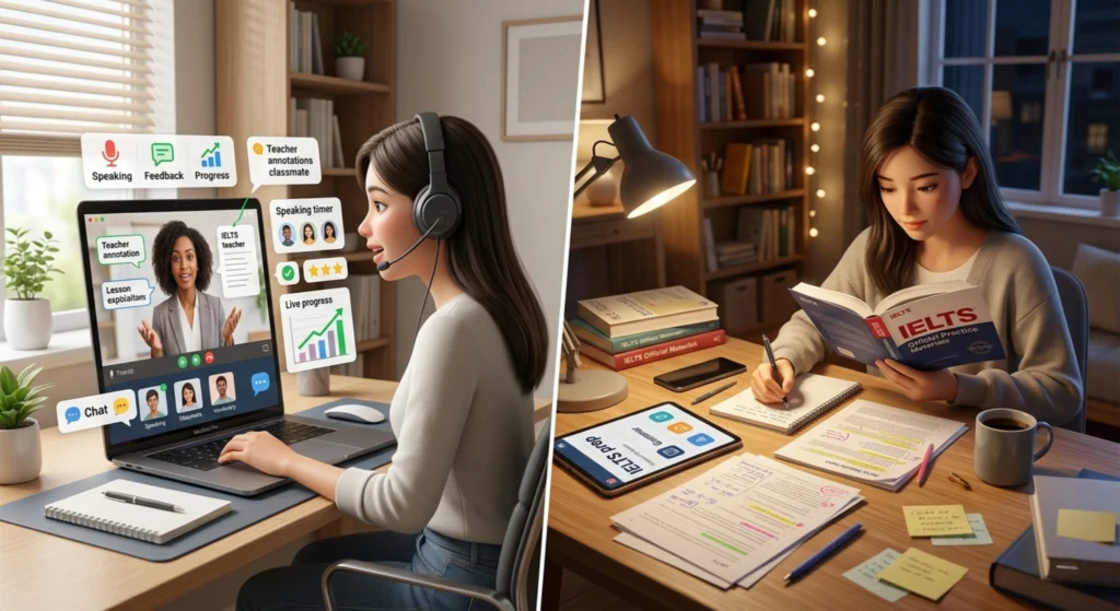 IELTS preparation online with study guides and mock tests